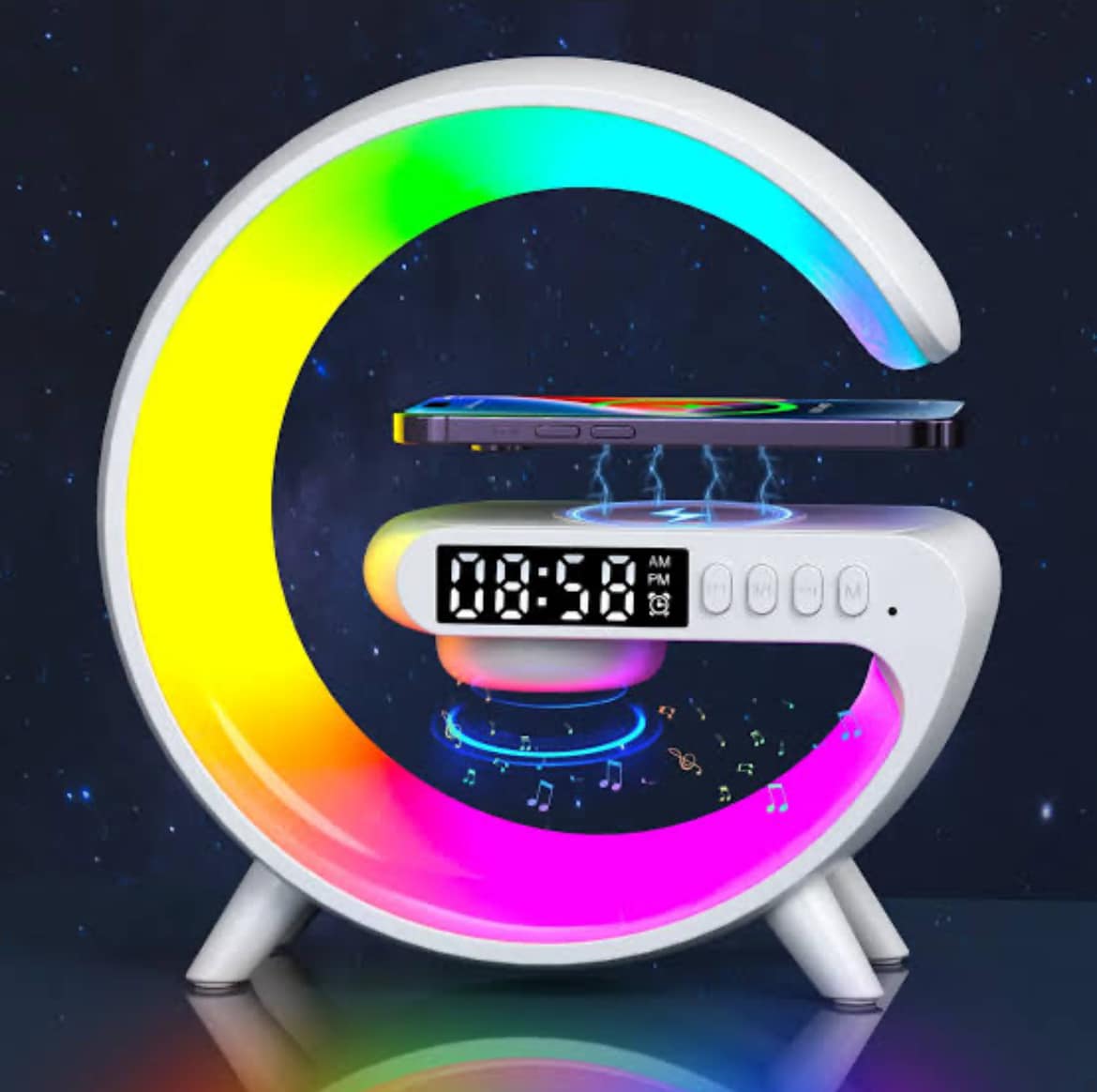 Led wirless charging speaker G11+G63